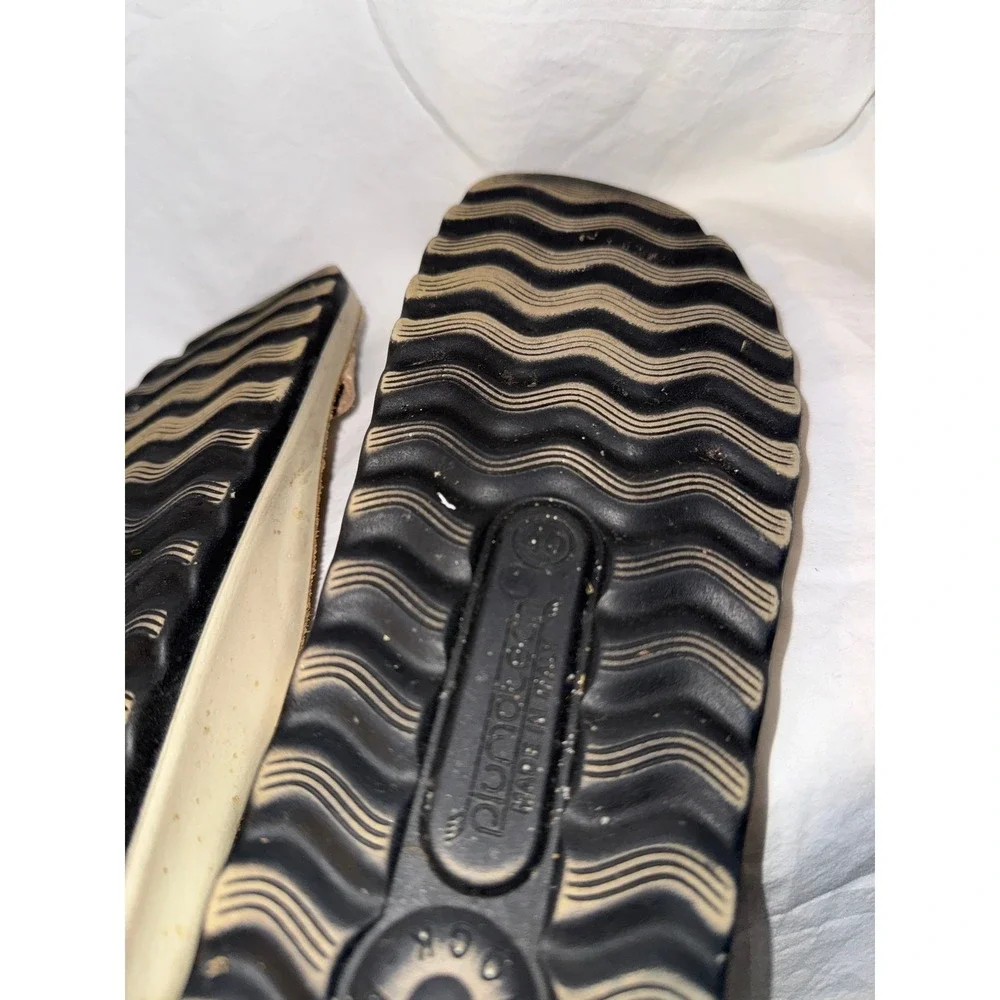 PlumeTech Made in Italy Tan Leather Anatomical Comfort Sandals Women 40
